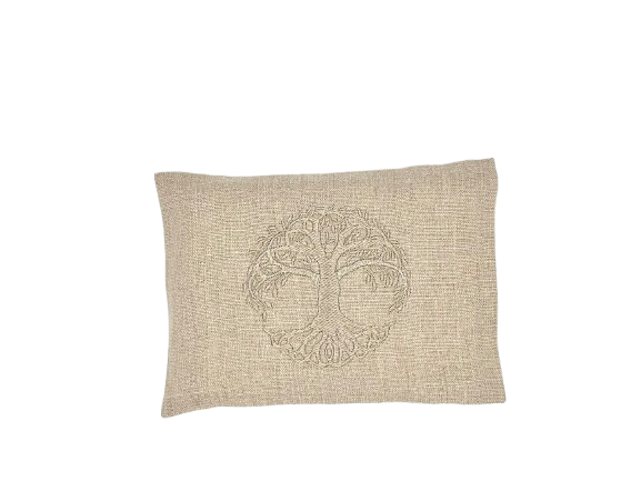 bouillotte sèche brodée arbre de vie