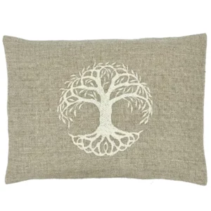 Bouillotte sèche brodée arbre de vie