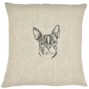 Coussin Boston terrier