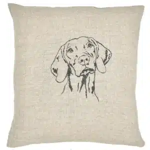 Coussin Braque de Weimar