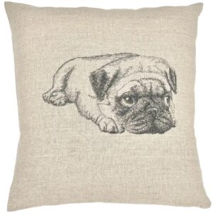 Coussin Carlin couché