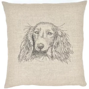 Coussin Teckel à poil long